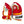 Load image into Gallery viewer, Warrior Covert QR1 Pro - NHL Pro Stock Glove - Mikael Backlund (Red/Yellow/White)