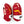 Load image into Gallery viewer, CCM HG12 - NHL Pro Stock Glove - Jonathan Huberdeau (Red/Yellow/White)