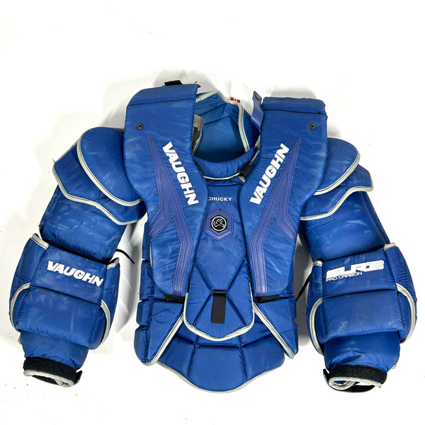 Vaughn SLR3 Pro Carbon - Used Pro Stock Goalie Chest Protector (Blue)