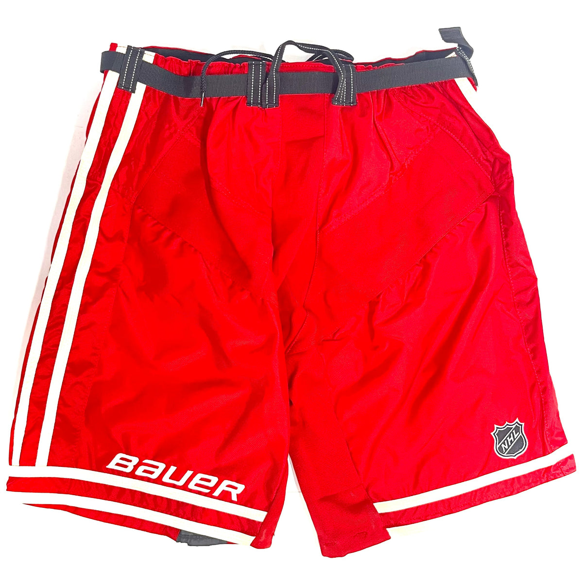 Bauer New NHL Pro Stock Pant Shell Calgary Flames (Red/White