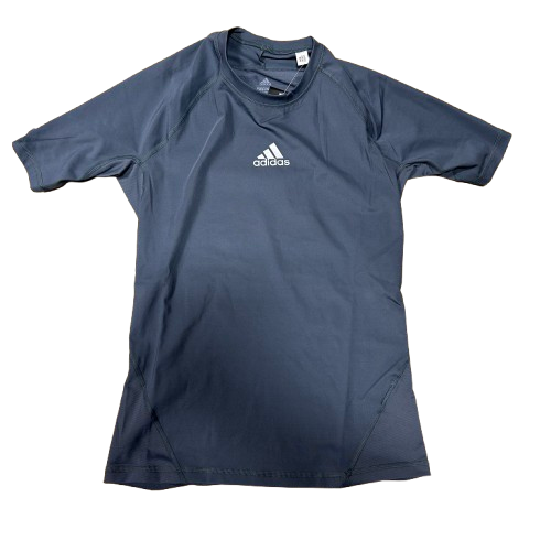 Adidas Alphaskin Short Sleeve Shirt (Grey) - Main Image