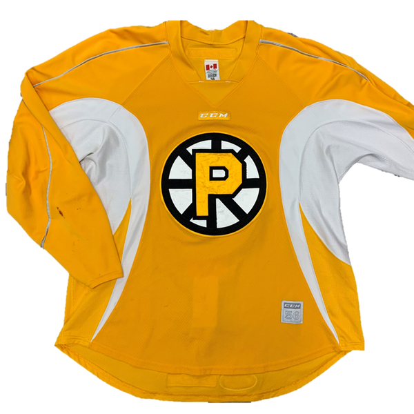 AHL - Used CCM Practice Jersey - Providence Bruins (Yellow)