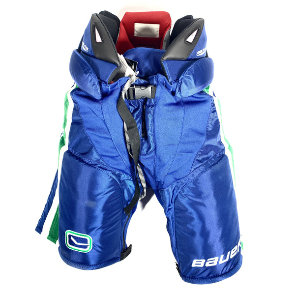 Bauer Vapor - NHL Pro Stock Hockey Pant - Vancouver Canucks (Blue/Green/White)