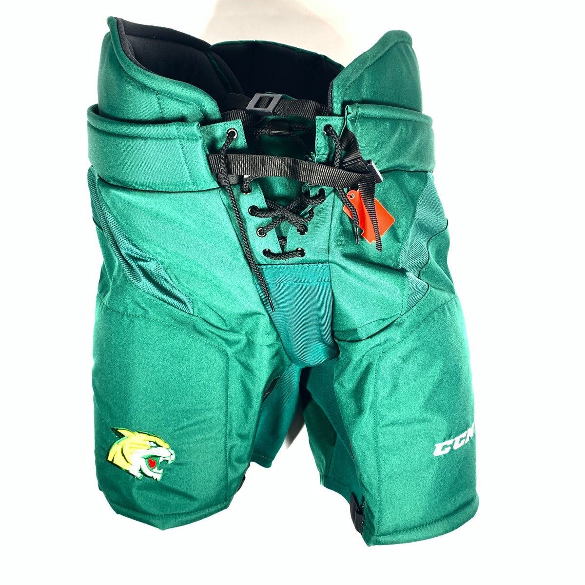 CCM HP32 NCAA Pro Stock Hockey Pant (Green/White/Yellow