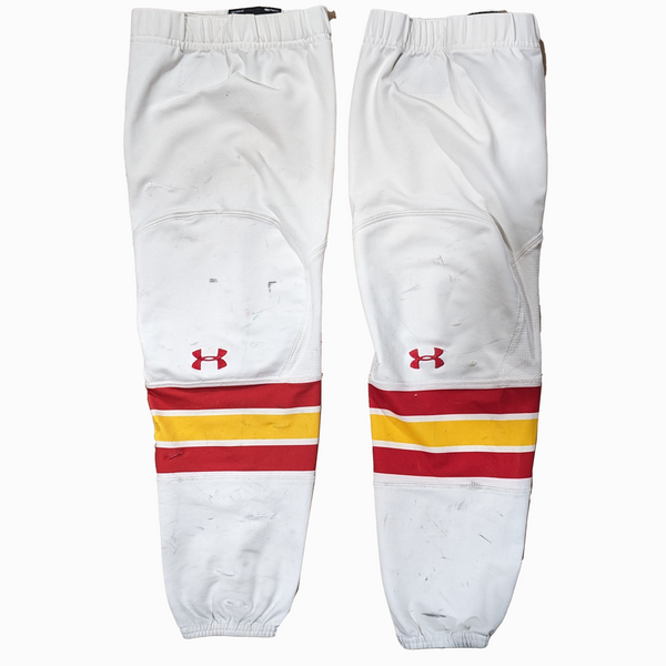 NCAA - Used Under Armour Hockey Socks (White/Red/Yellow)