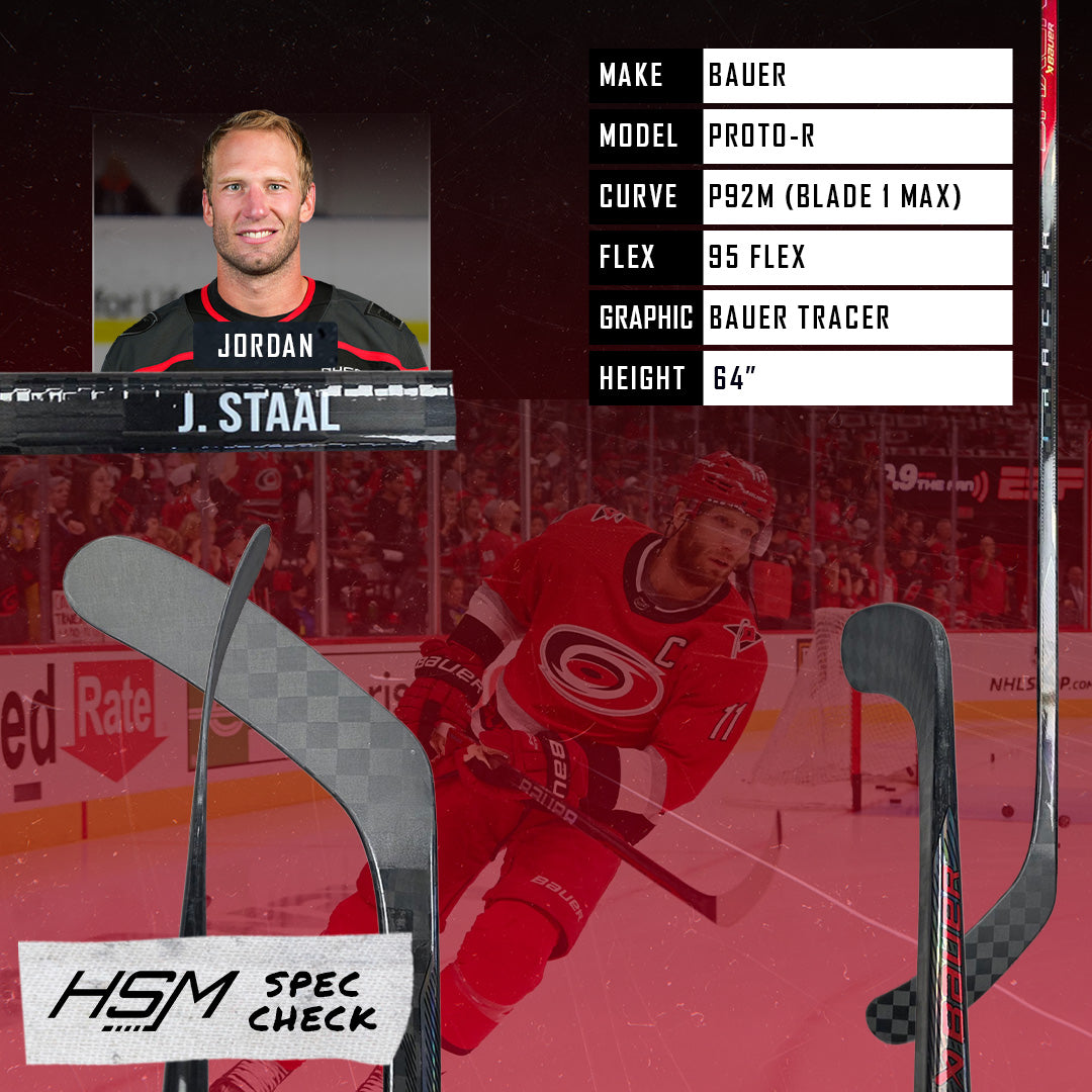 Jordan Staal Stick Spec Check