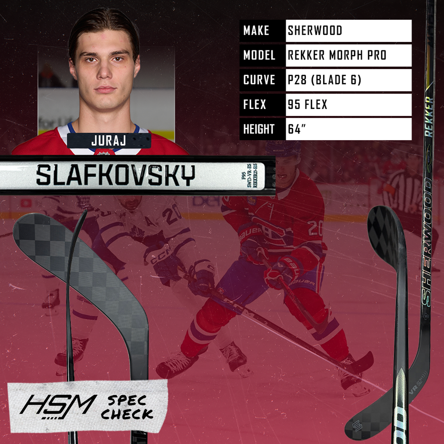Juraj Slafkovský Stick Spec Check