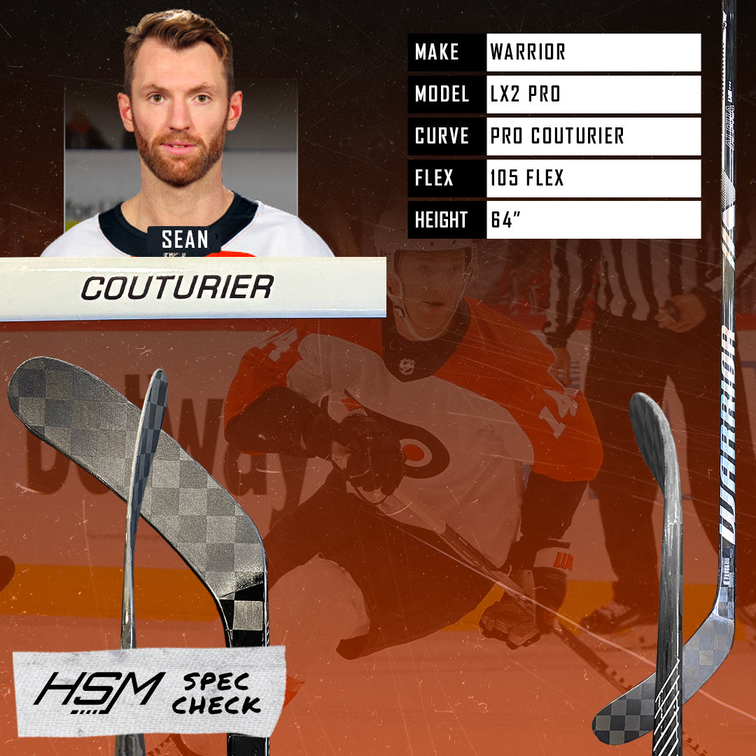 Sean Couturier Stick Spec Check