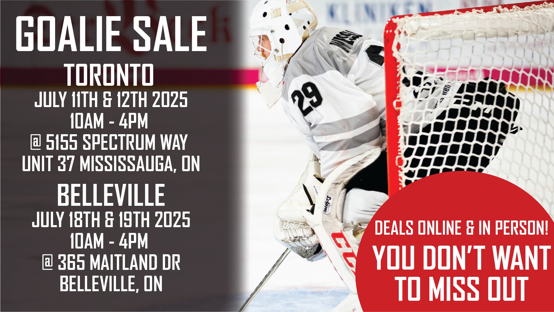 The Biggest Goalie Sale of the Year