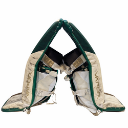 Bauer Vapor HyperLite - Ensemble complet de gardien de but Pro Stock d'occasion (blanc/vert/or)