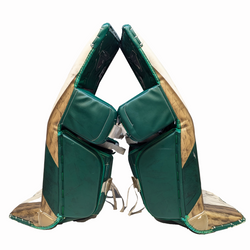 Bauer Vapor HyperLite - Ensemble complet de gardien de but Pro Stock d'occasion (blanc/vert/or)