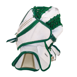 Bauer Vapor HyperLite - Ensemble complet de gardien de but Pro Stock d'occasion (blanc/vert/or)