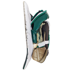 Bauer Vapor HyperLite - Ensemble complet de gardien de but Pro Stock d'occasion (blanc/vert/or)