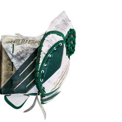 Bauer Vapor HyperLite - Ensemble complet de gardien de but Pro Stock d'occasion (blanc/vert/or)