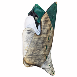 Bauer Vapor HyperLite - Ensemble complet de gardien de but Pro Stock d'occasion (blanc/vert/or)