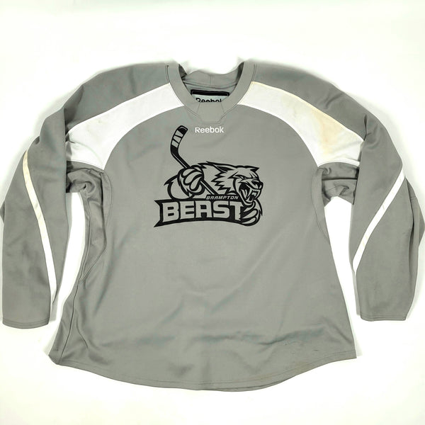ECHL - Used Reebok Practice Jersey - Brampton Beast (Grey)