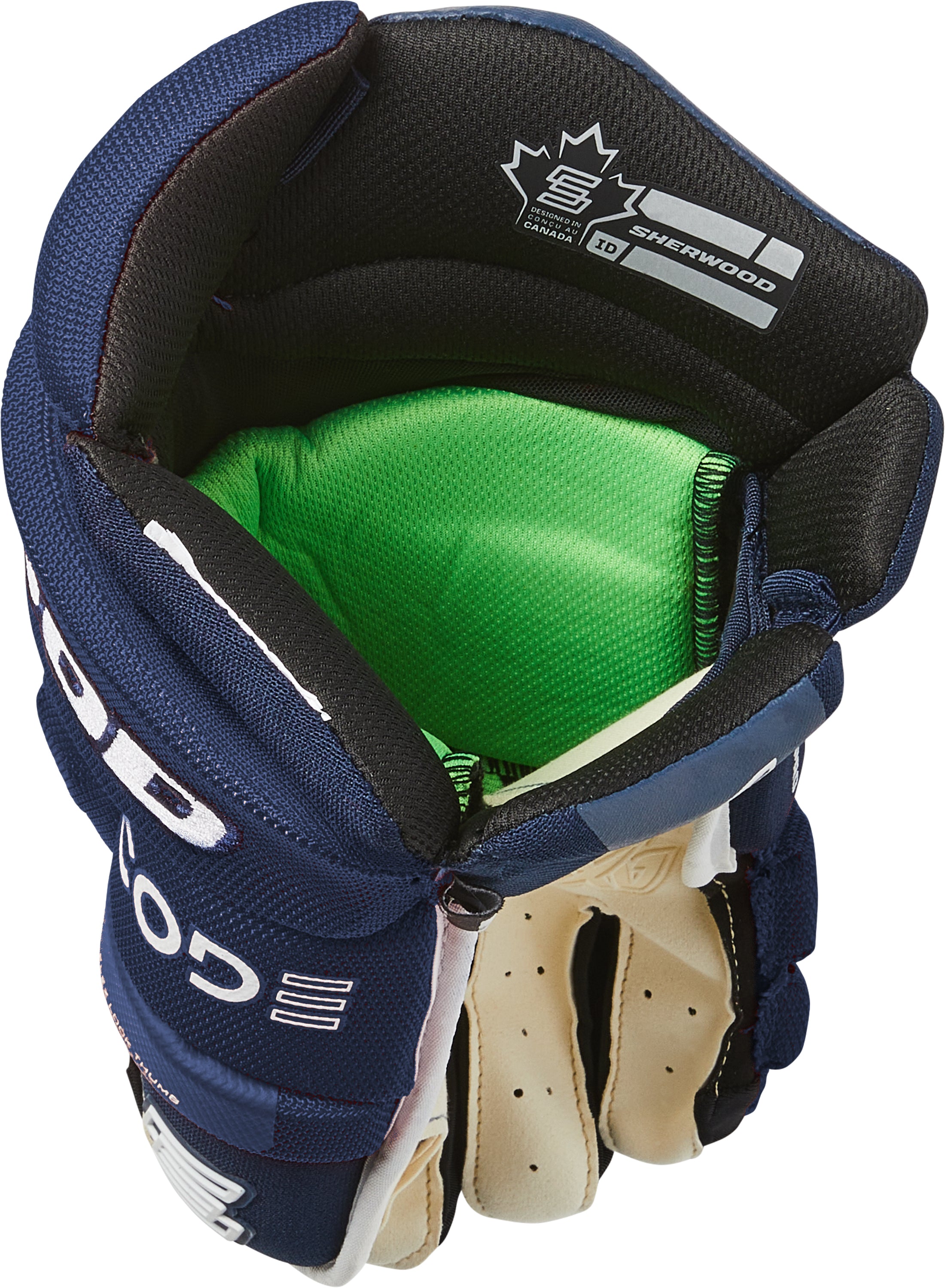 Sherwood Code Encrypt Pro - Retail Hockey Glove - Senior (Navy)
