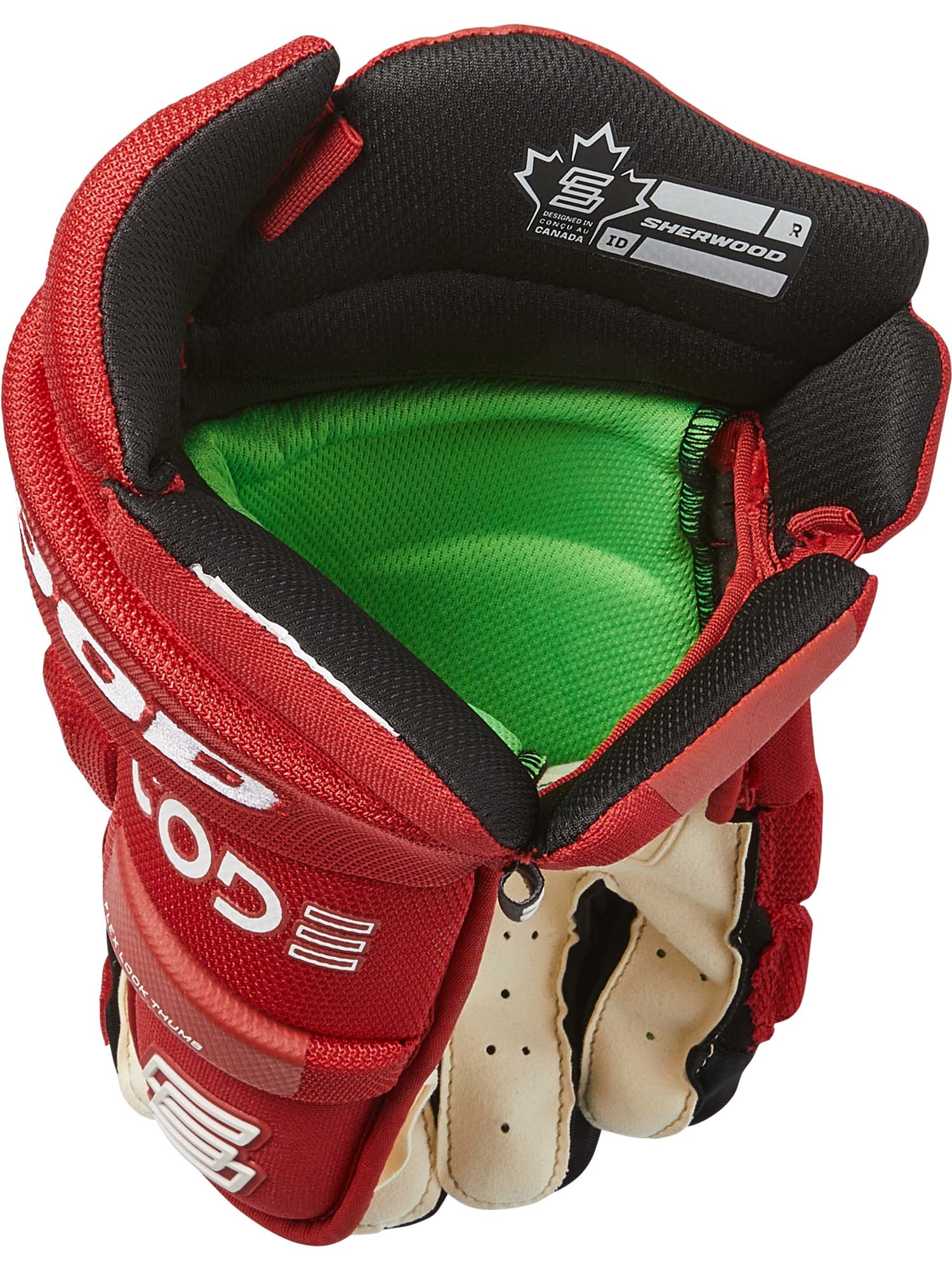 Sherwood Code Encrypt Pro - Retail Hockey Glove - Senior (Red)