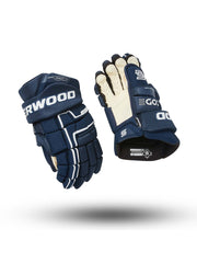 Sherwood Code Encrypt 1 - Retail Hockey Glove - Senior (Navy)