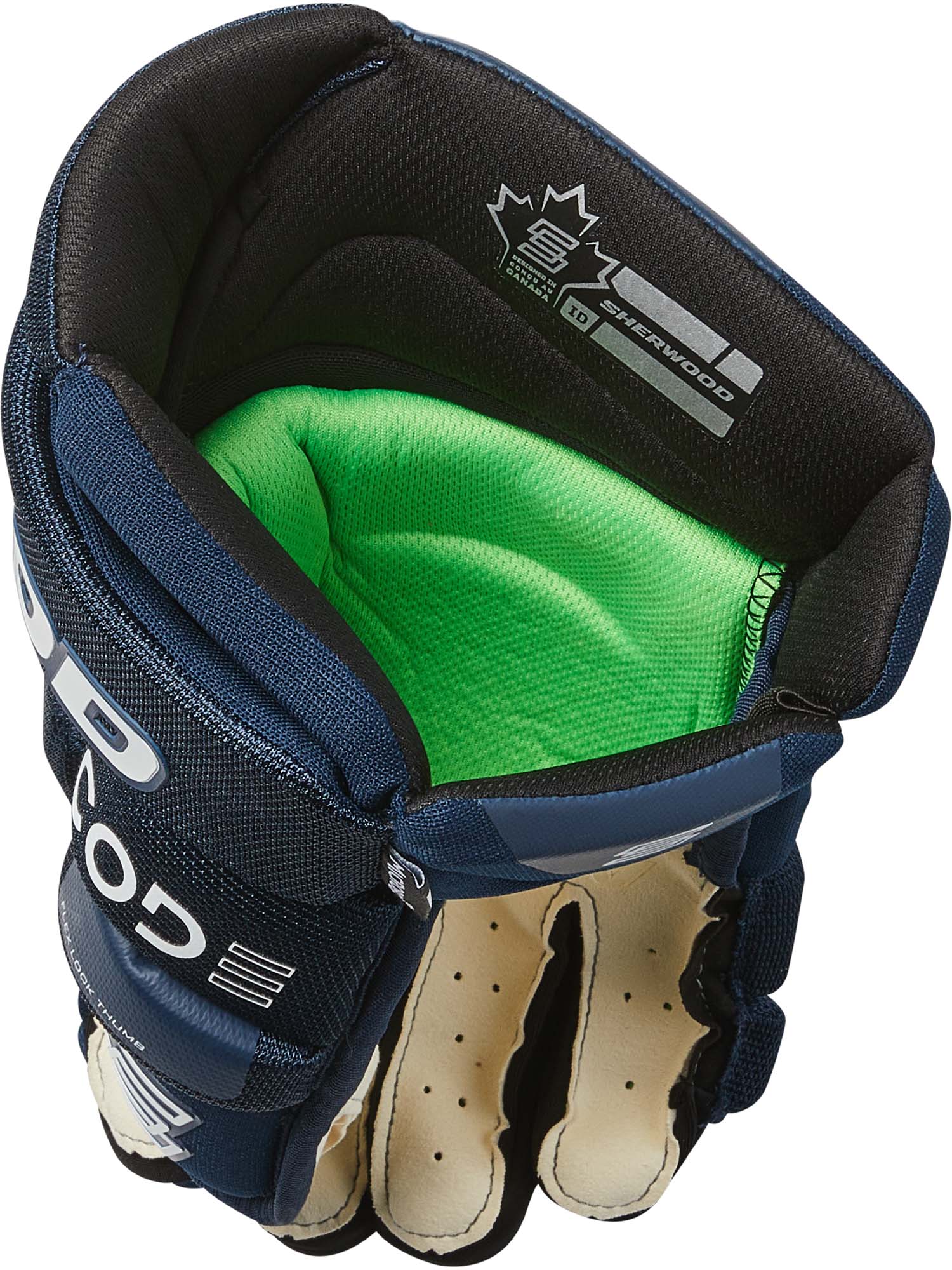 Sherwood Code Encrypt 1 - Retail Hockey Glove - Senior (Navy)