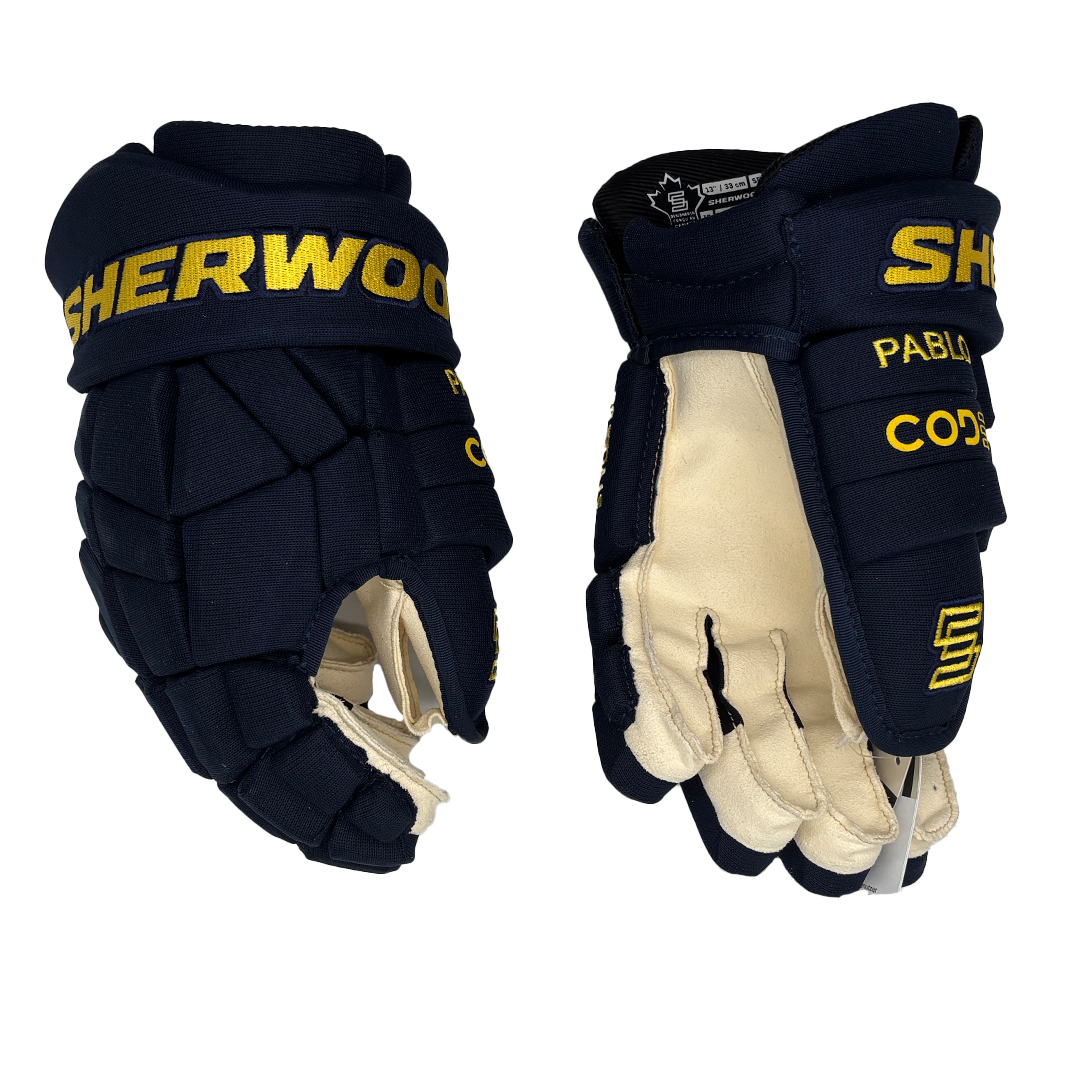 William Nylander - Gant de hockey Code Encrypt Pro Stock - Four Nations (Suède)