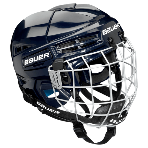 Casque de hockey Bauer Prodigy pour jeunes – Bleu marine 