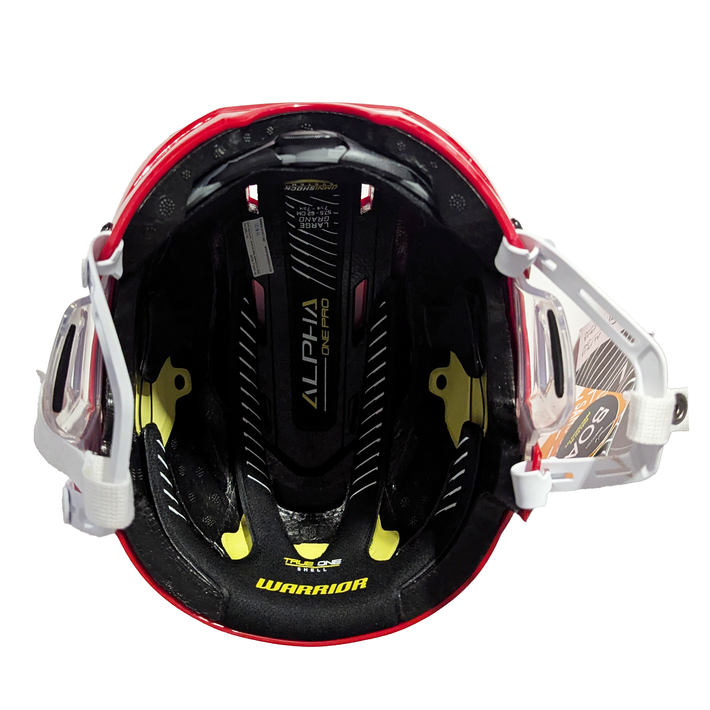 Casque de hockey Warrior Alpha One Pro (rouge)