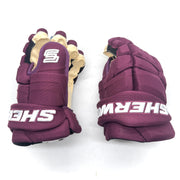 Sherwood  Pro - NHL Pro Stock Glove - Anaheim Ducks (Purple)