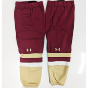 NCAA - Chaussettes de hockey Under Armour d'occasion (marron/blanc/or)