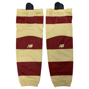 NCAA - Used New Balance Hockey Socks (Gold/Maroon)