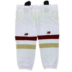 NCAA - Used New Balance Hockey Socks (White/Maroon/Gold)
