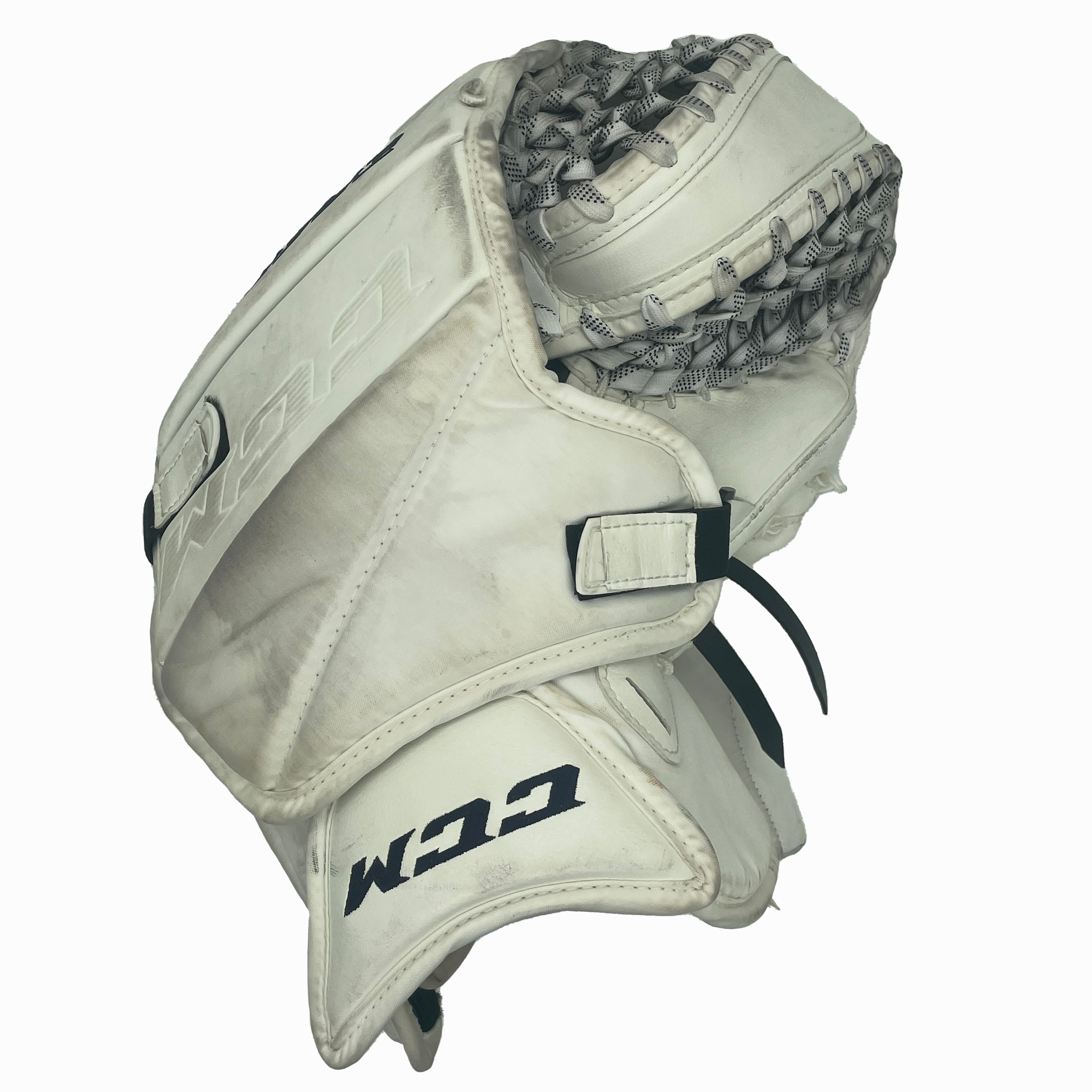 Thatcher Demko - CCM Extreme Flex 5 Used Goalie Trapper (NHL)