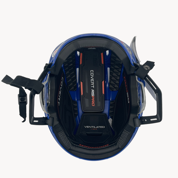 Warrior Covert RS Pro - Hockey Helmet (Blue)