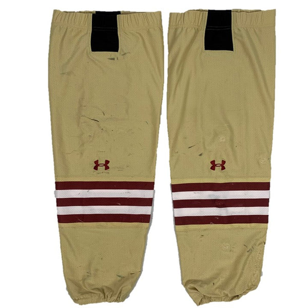 NCAA - Used Under Armour Hockey Socks (Gold/Maroon/White)