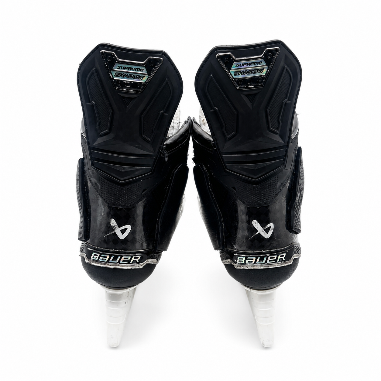 Bauer Supreme Shadow - Used AHL Pro Stock Hockey Skates with Shot Blockers - Size 10EE