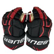 Bauer Supreme MX3 - Gant NHL Pro Stock - Blackhawks de Chicago (noir/rouge)