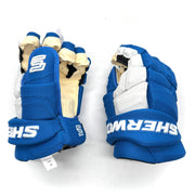 Sherwood  Pro - NHL Pro Stock Glove - Colorado Avalanche (Blue/White)