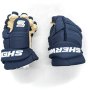 Sherwood  Pro - NHL Pro Stock Glove - Columbus Blue Jackets (Navy/White)