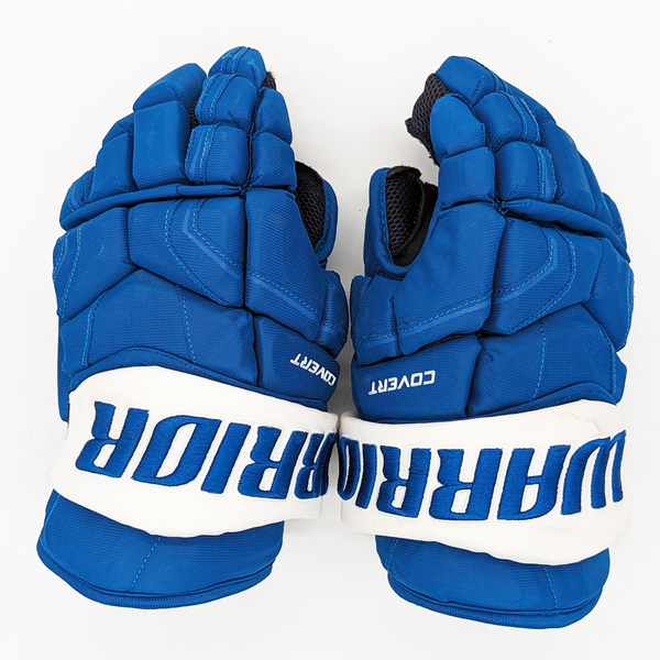 Warrior Covert - Used NHL Pro Stock Glove - Colorado Avalanche (Blue)
