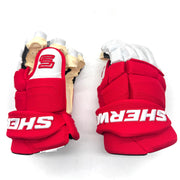 Sherwood  Pro - NHL Pro Stock Glove - Detroit Red Wings (Red/White)