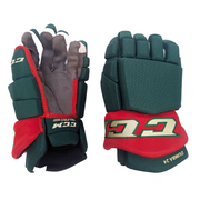 CCM HGTKPP - NHL Pro Stock Glove - Mathew Dumba (Green/Red/Gold)