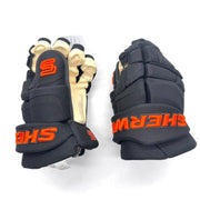 Sherwood  Pro - NHL Pro Stock Glove - Philadelphia Flyers (Black/Orange)
