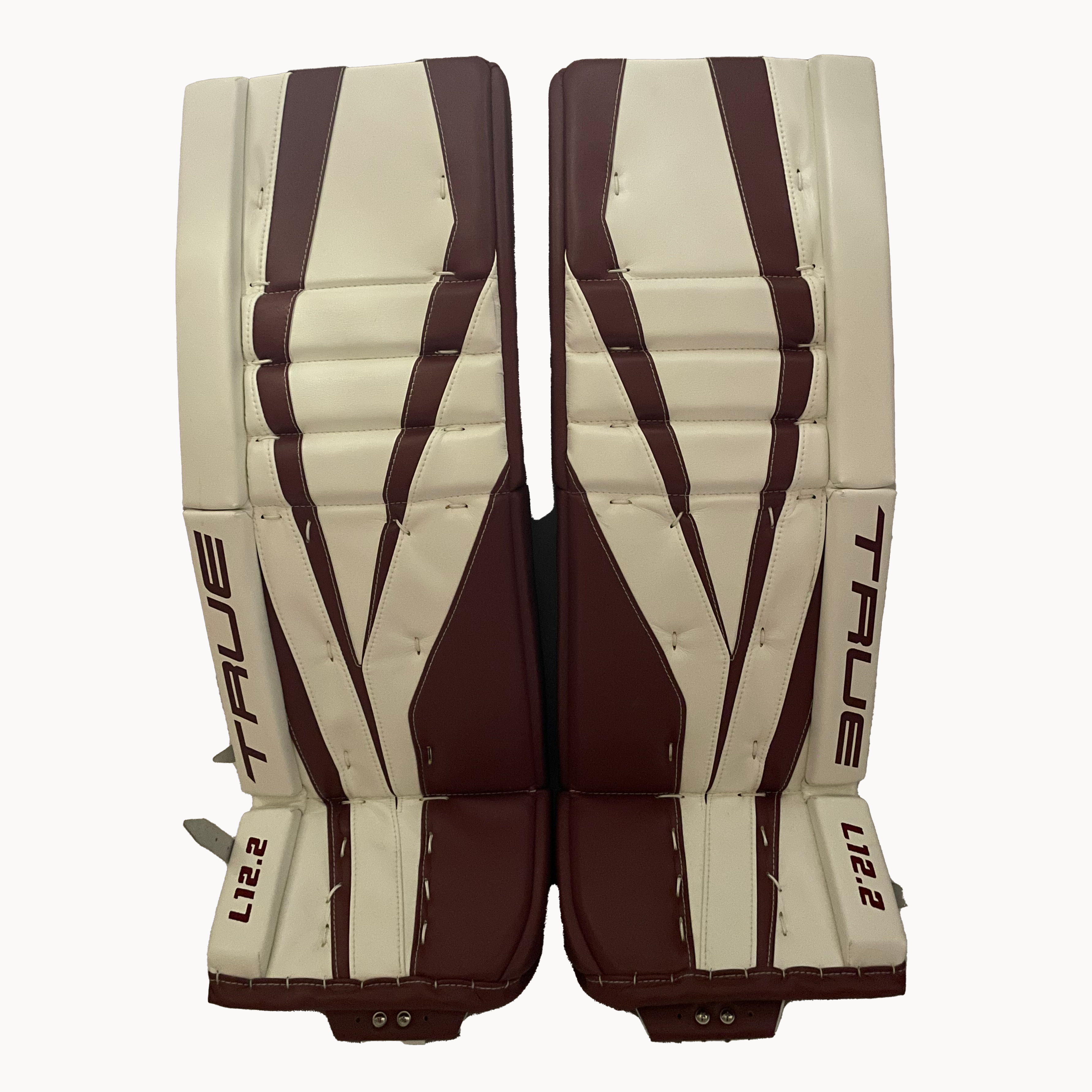 True L12.2 - Nouvelles protections de gardien Pro Stock (marron/blanc)