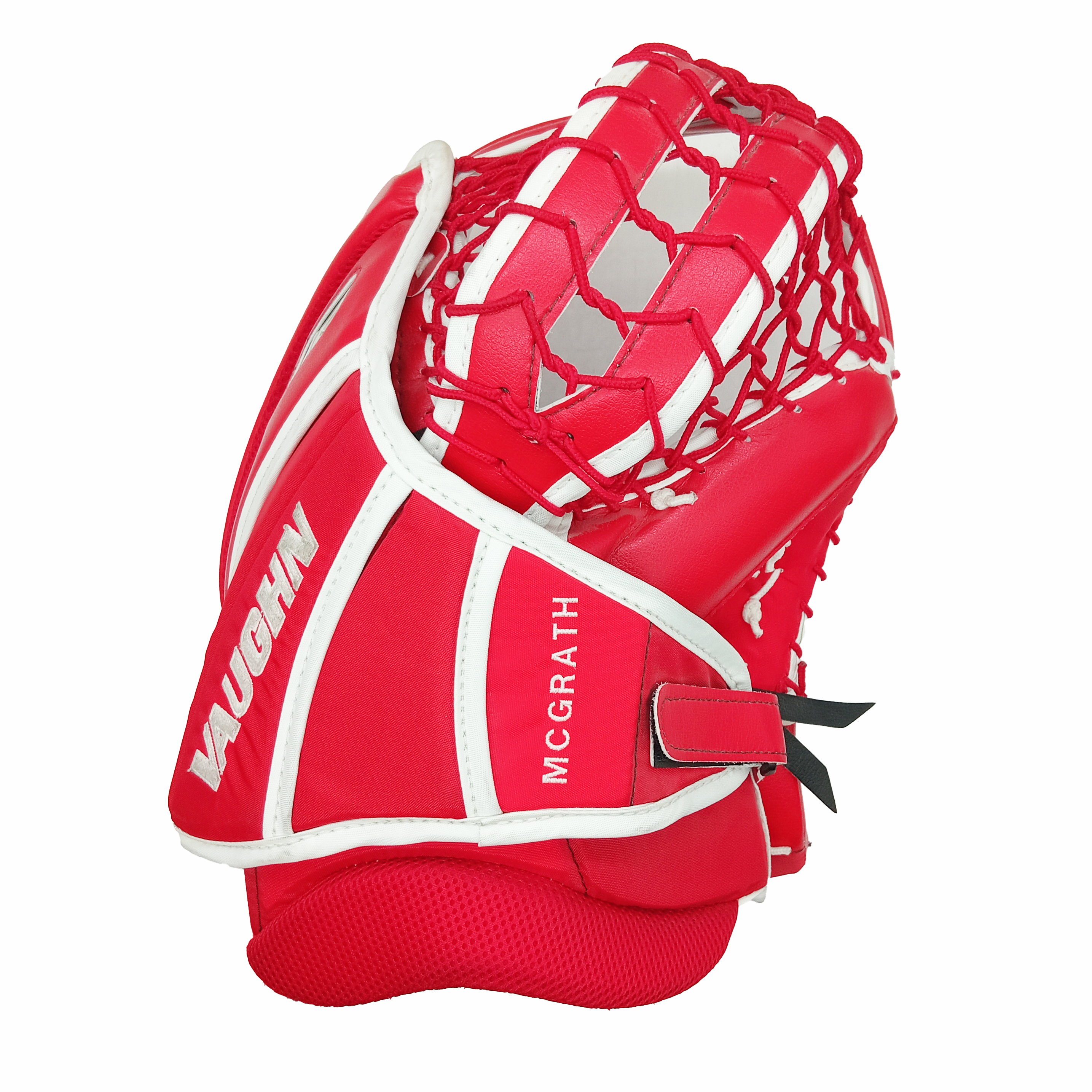 Vaughn Velocity V9 - New Pro Stock Goalie Glove (Red/White)
