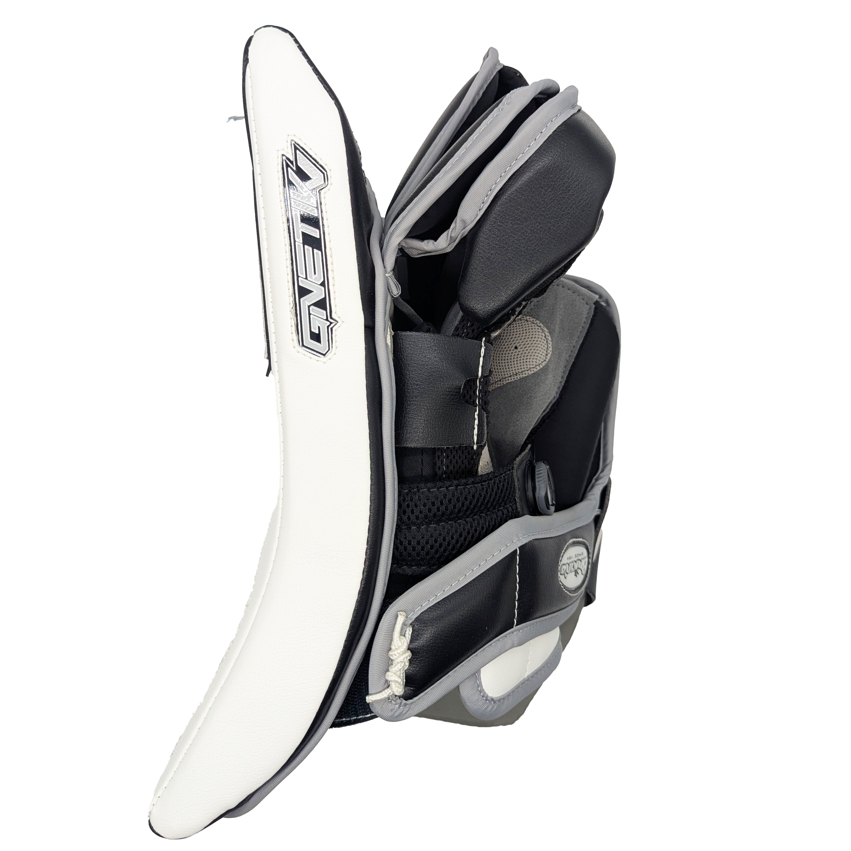 Brian's Gnetik V - NHL Pro Stock Goalie Blocker - Aaron Dell (White/Black/Silver)