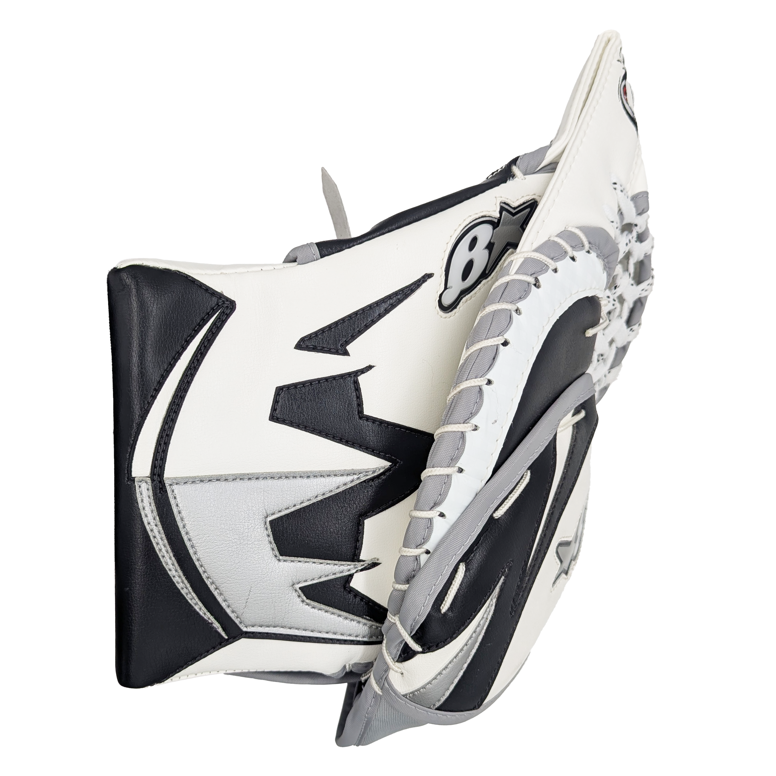 Brian's Gnetik V - Gardien de but professionnel de la LNH - Aaron Dell (blanc/noir/argent)