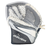 Bauer Vapor Hyperlite 2 – Gant de gardien de but d'occasion AHL (blanc/noir/argent)