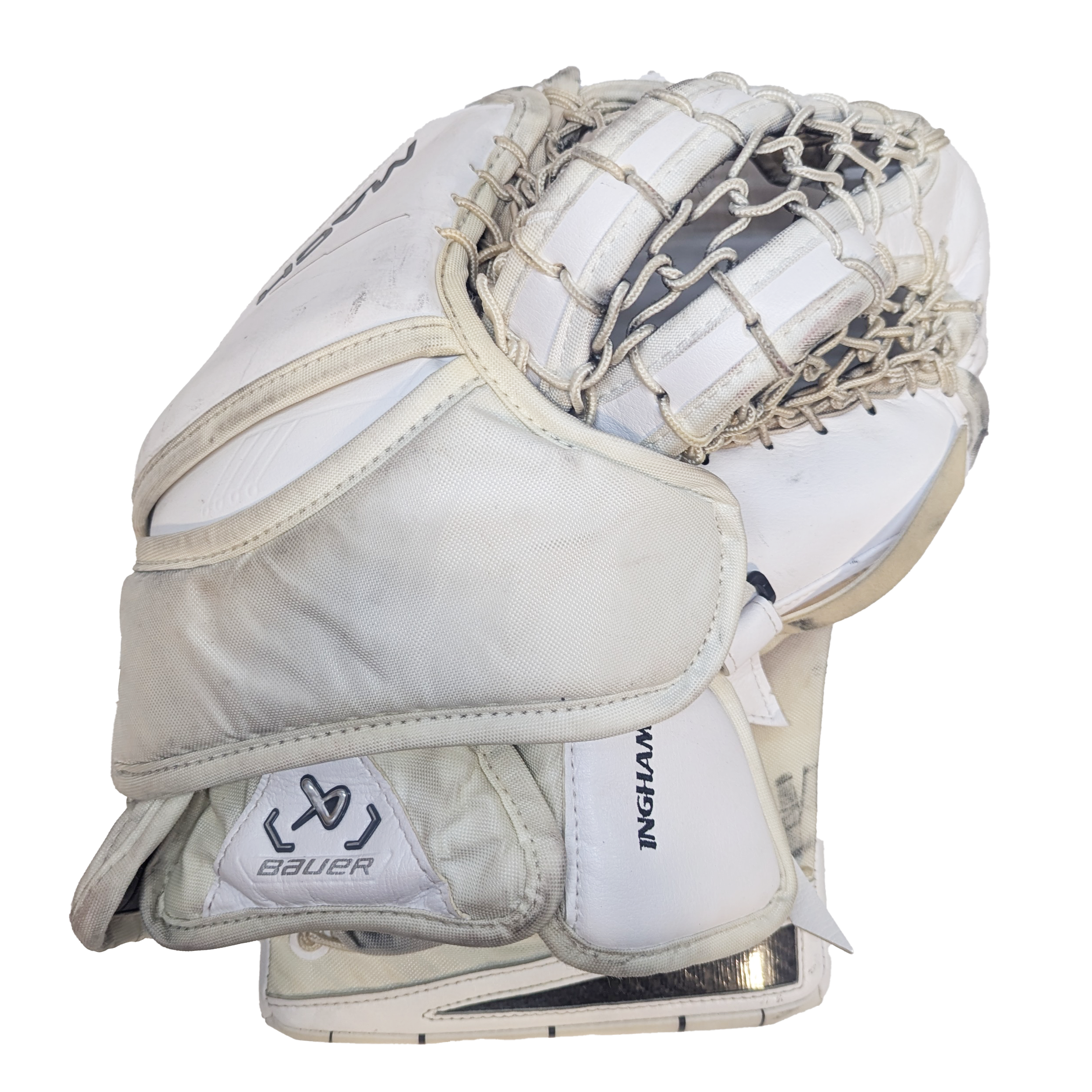 Bauer Supreme Mach - Used Pro Stock Goalie Full Set (White/Black/Silver)