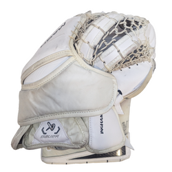 Bauer Supreme Mach - Ensemble complet de gardien de but Pro Stock d'occasion (blanc/noir/argent)
