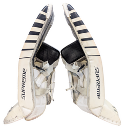 Bauer Supreme Mach - Ensemble complet de gardien de but Pro Stock d'occasion (blanc/noir/argent)